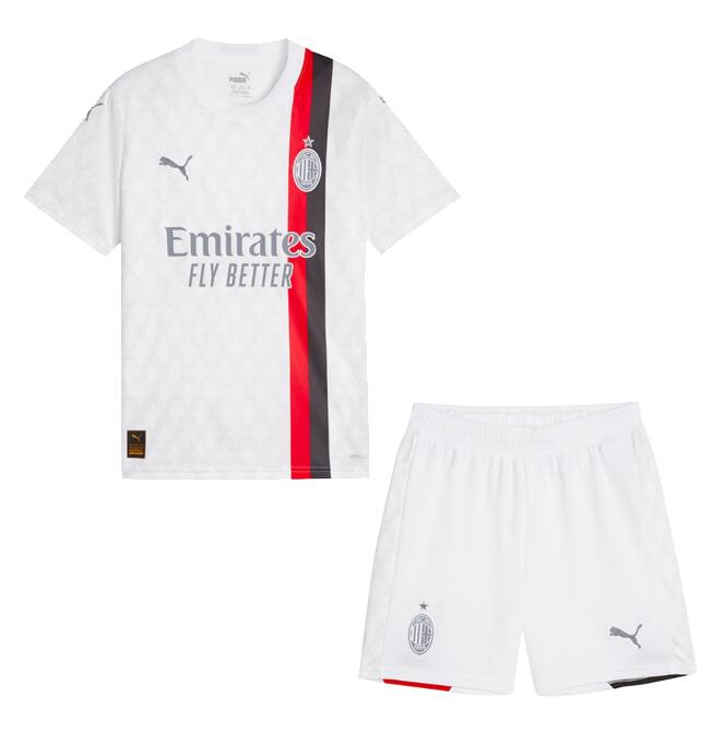 AC Milan Away Soccer Kit 2023/24 Kids